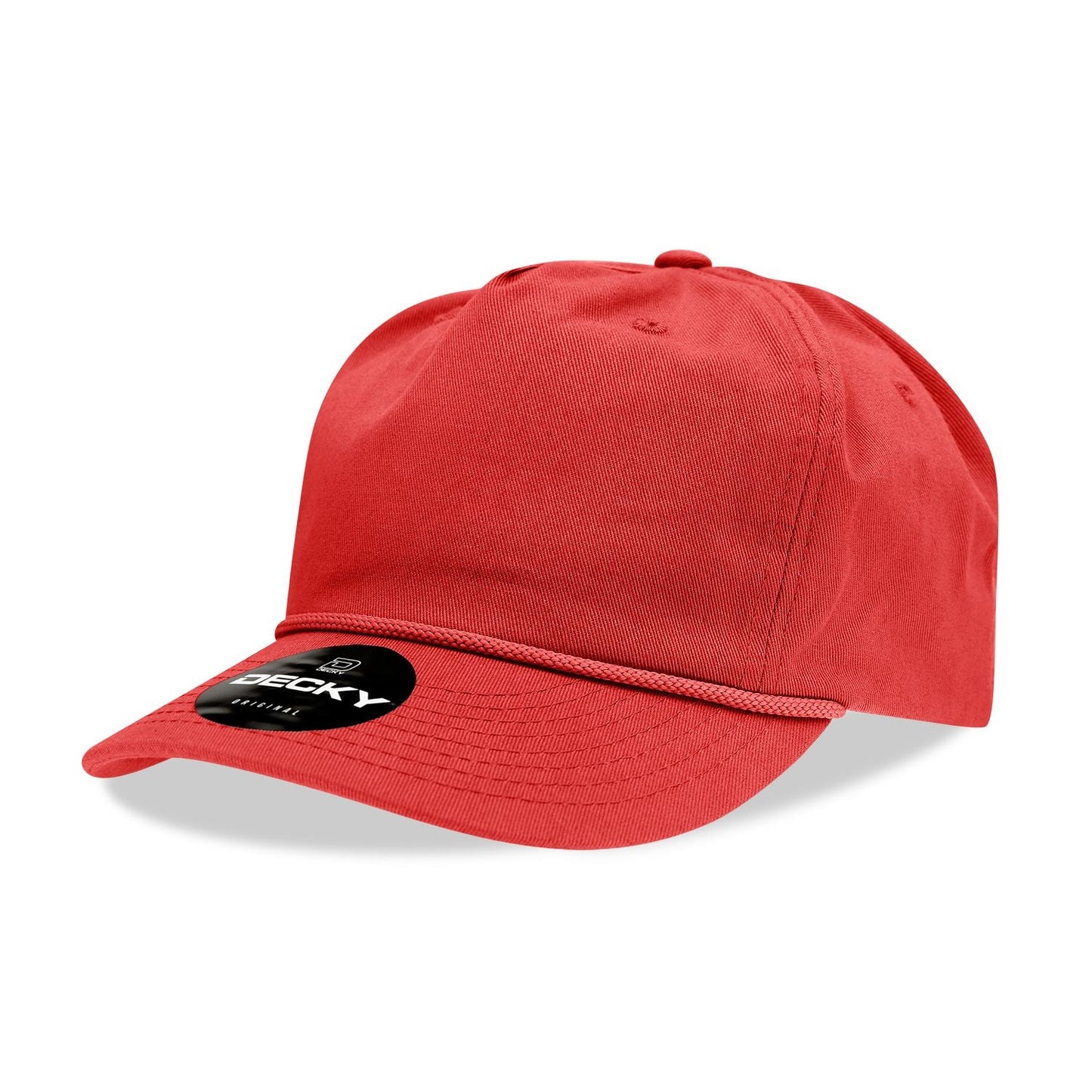 Decky 252 Classic 5-Panel Golf Cap with Rope - Blank