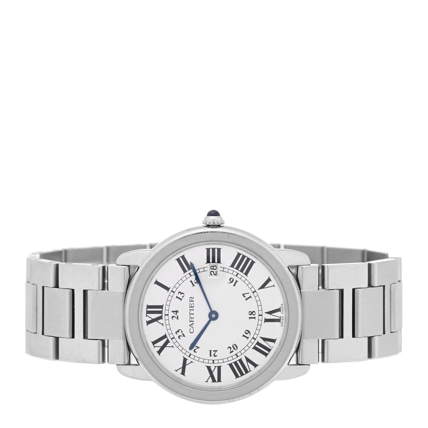 Stainless Steel 36mm Ronde Solo Quartz Watch