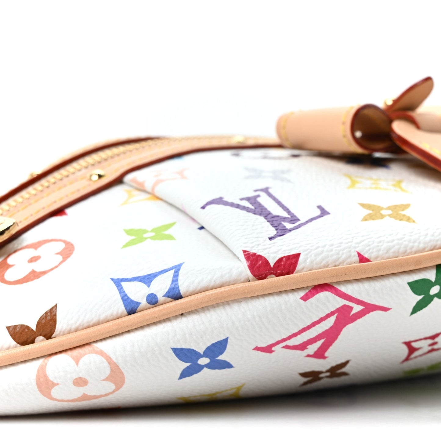 LV X TM Monogram Multicolor High Rise Bumbag White