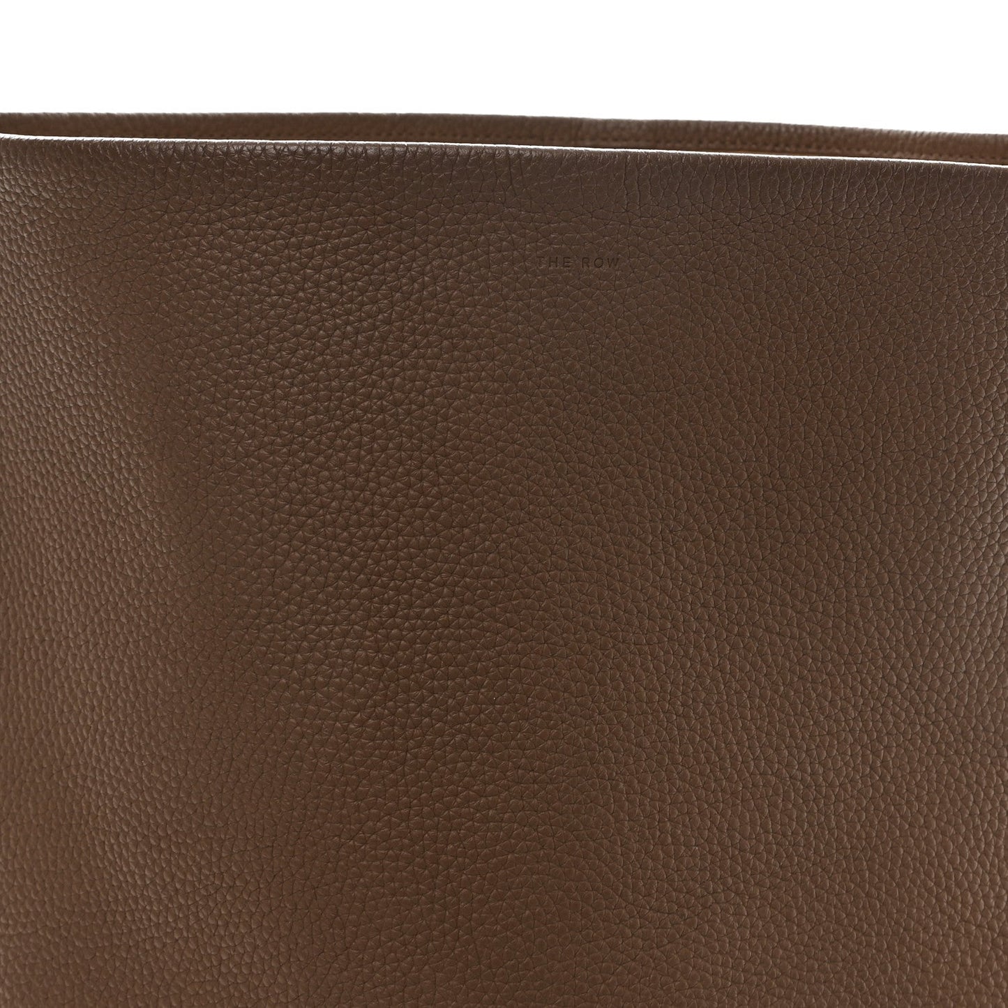 Grained Calfskin Large N/S Park Tote Dark Olive