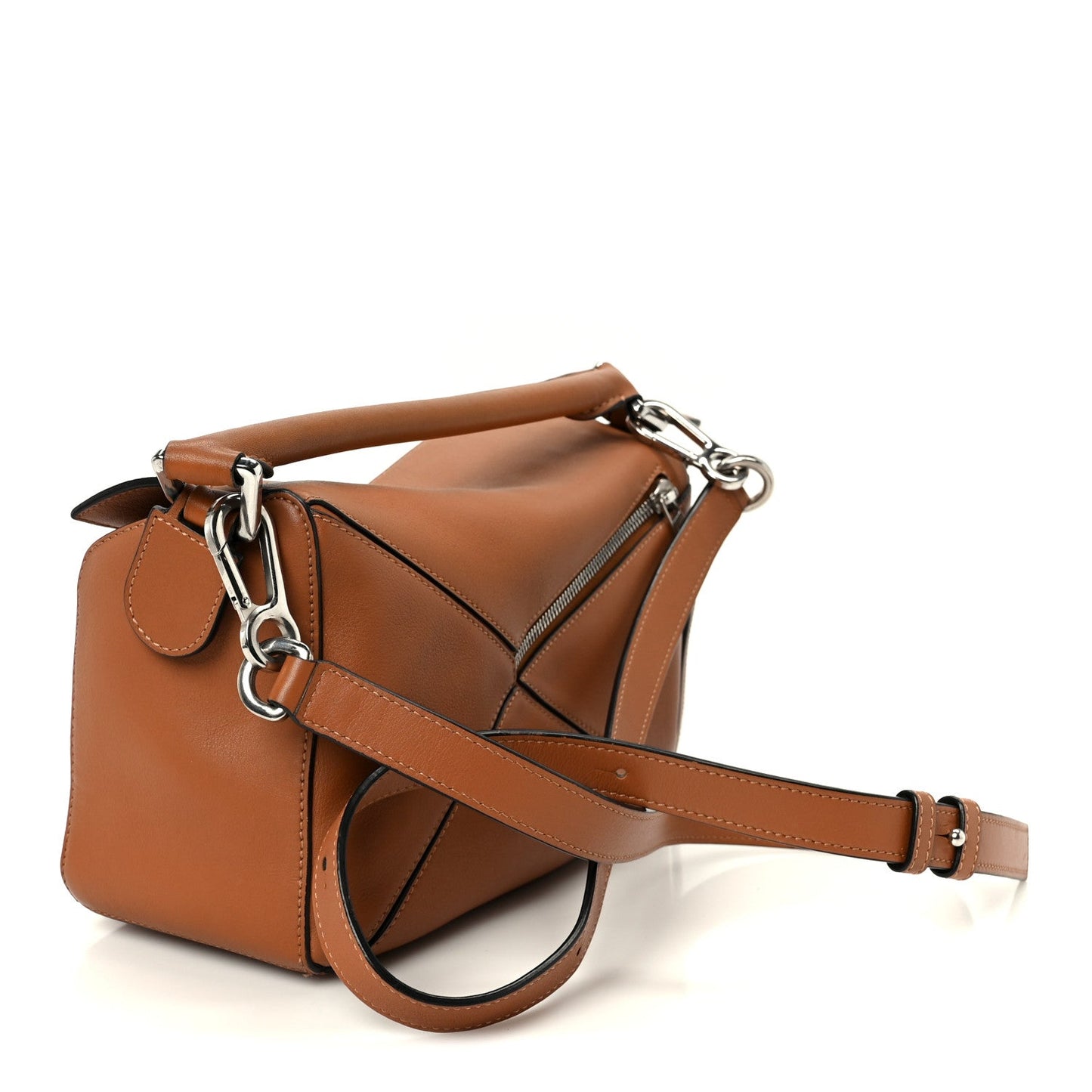 Calfskin Small Puzzle Bag Tan