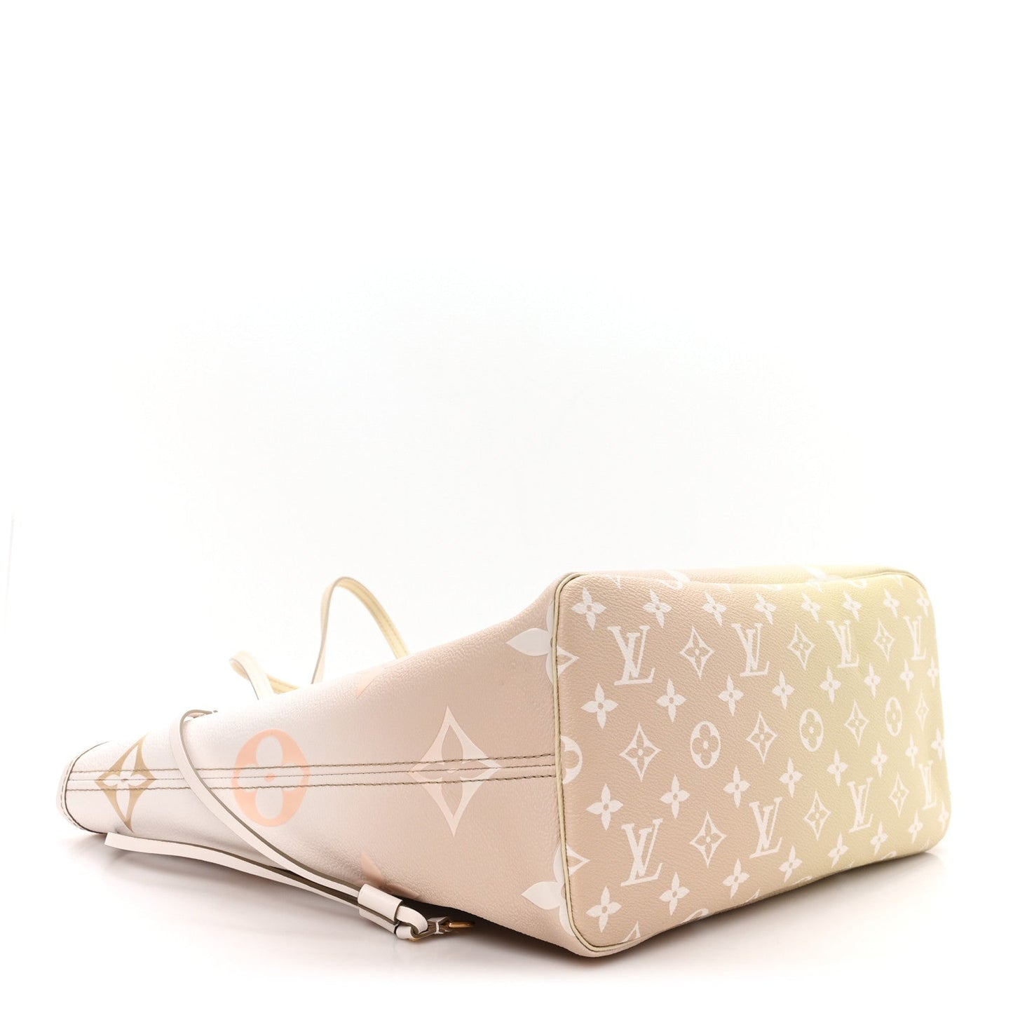 Monogram Giant Spring In The City Neverfull MM Sunset Kaki