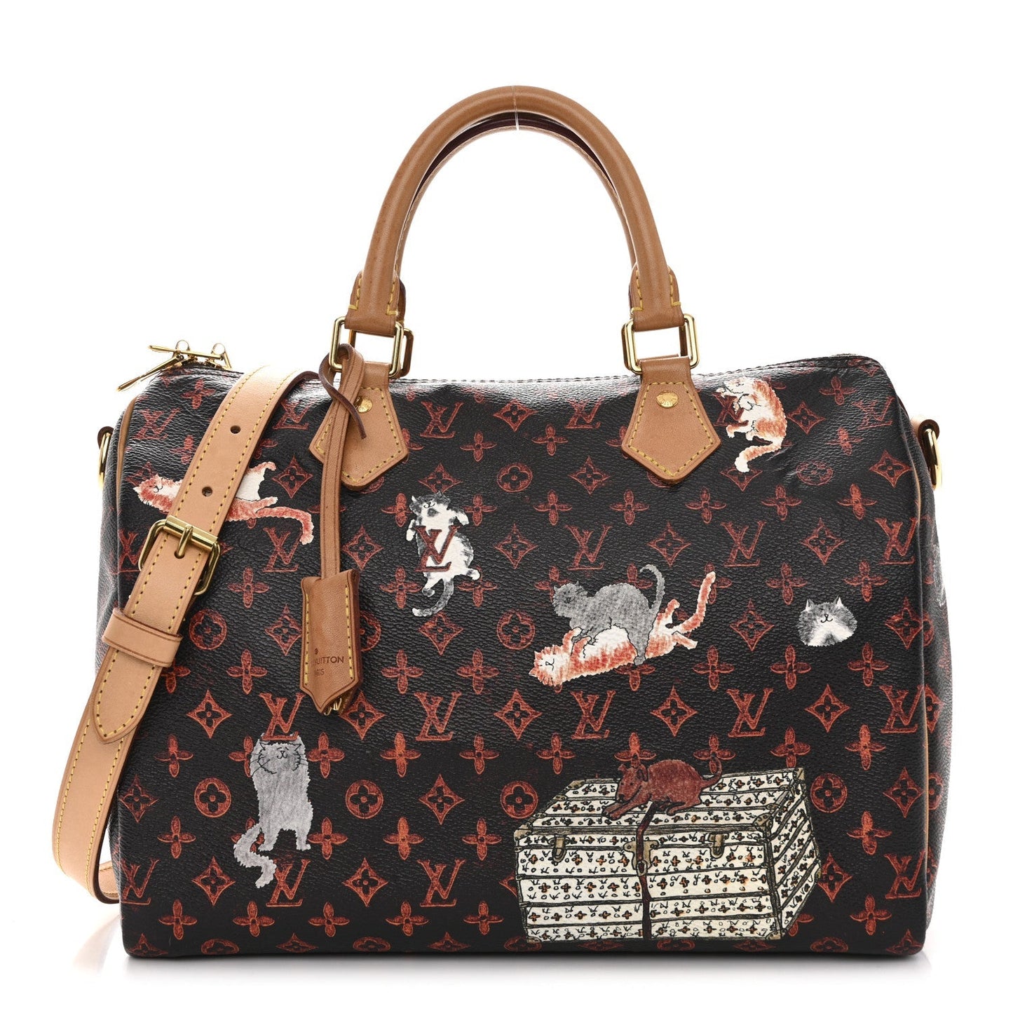 Catogram Speedy Bandouliere 30 Marron