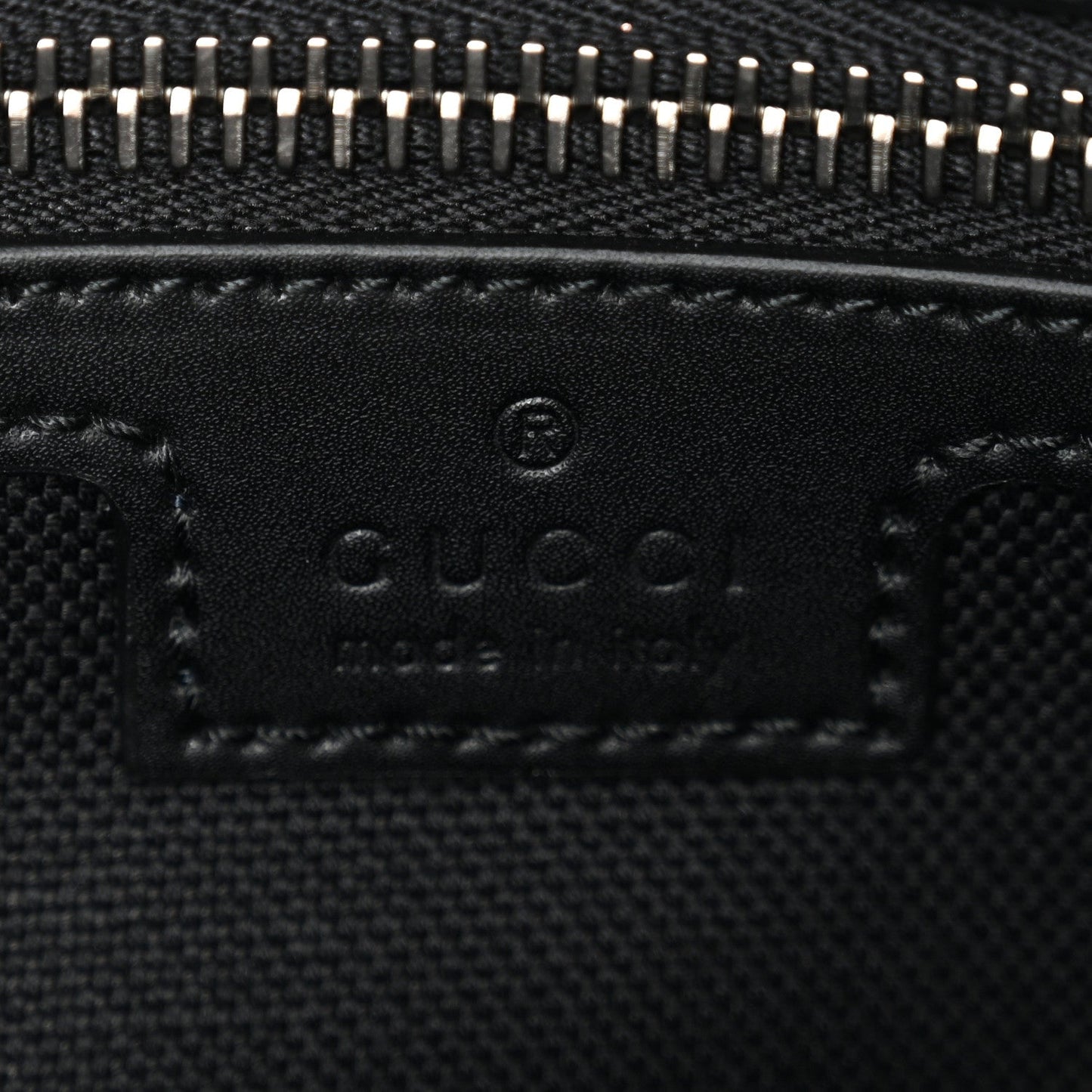 Soft GG Supreme Monogram Web Belt Bag Black Grey