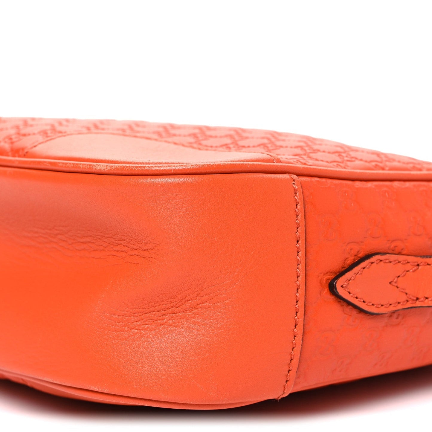 Soft Microguccissima Mini Bree Messenger Bag Sun Orange