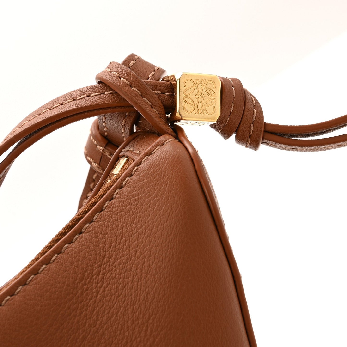 Calfskin Mini Hammock Hobo Tan