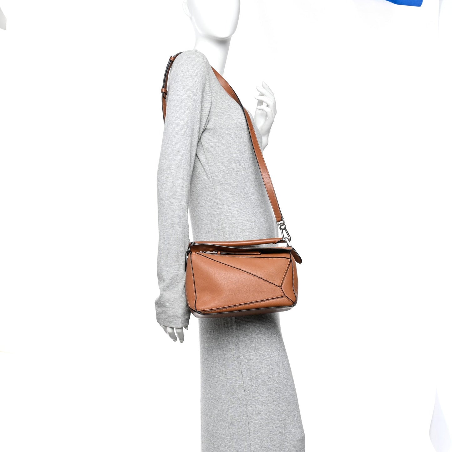 Calfskin Small Puzzle Bag Tan