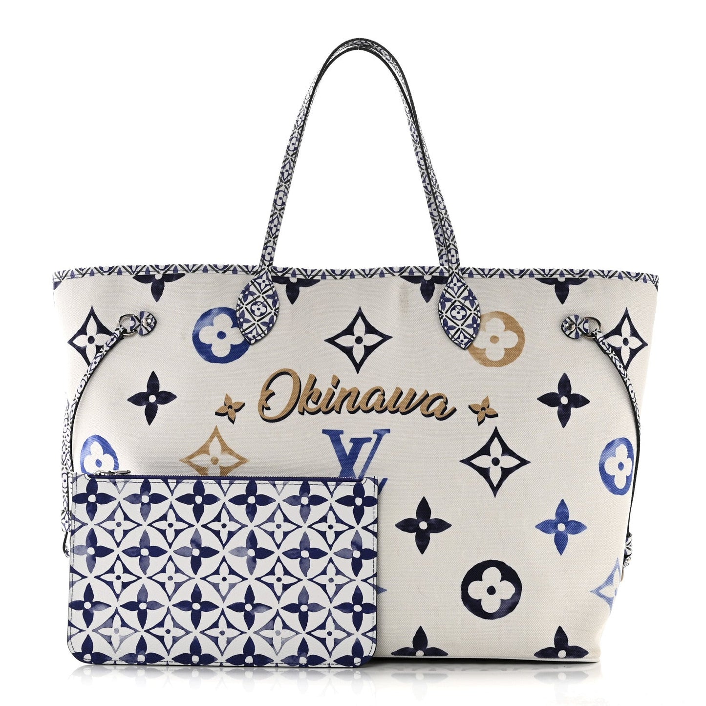 Monogram Canvas By The Pool Okinawa 2.0 Neverfull GM Blue