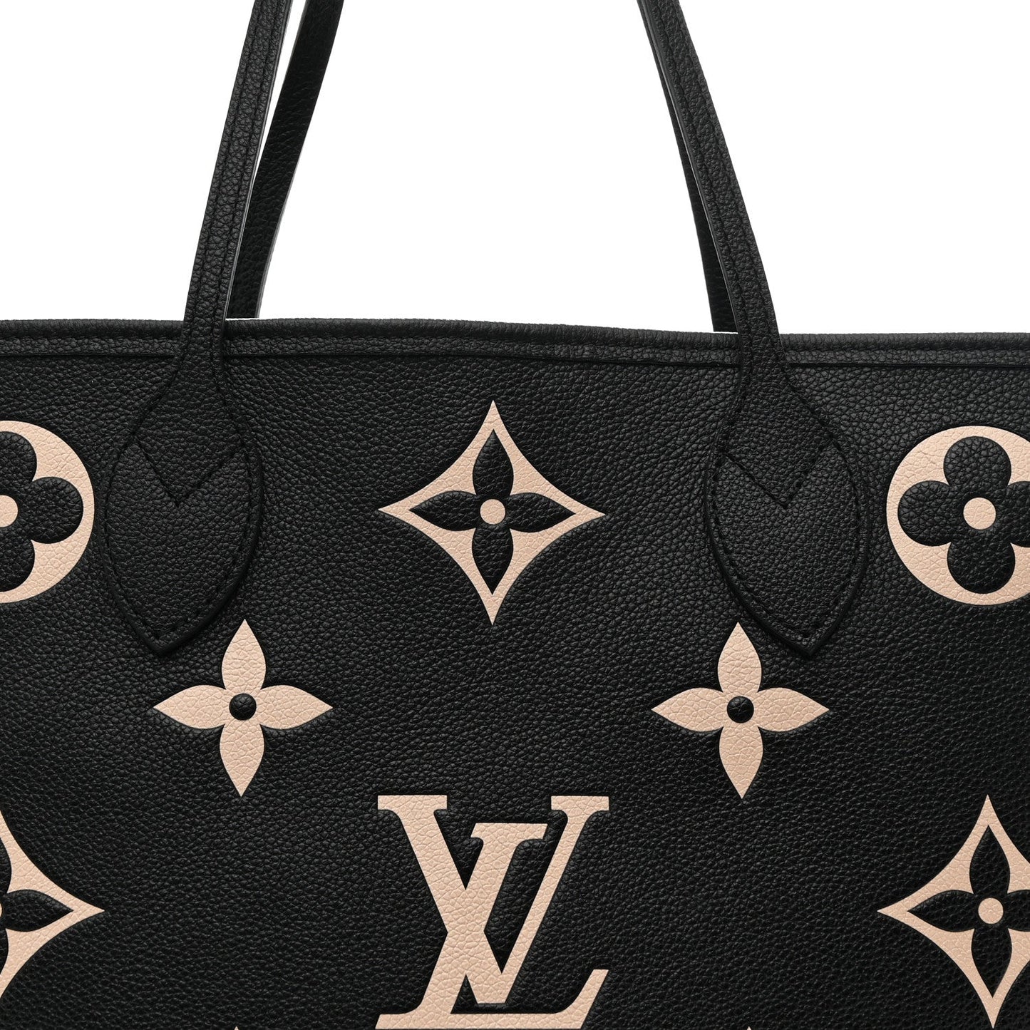 Empreinte Monogram Giant Neverfull MM Black Beige