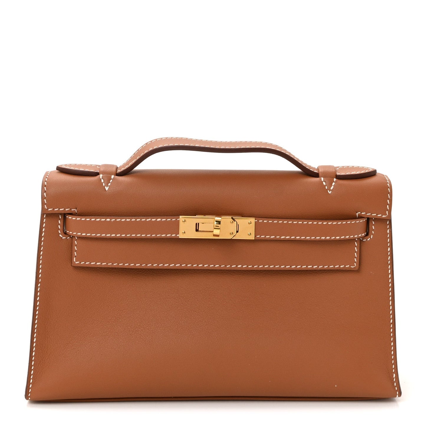 Swift Kelly Pochette Clutch Gold
