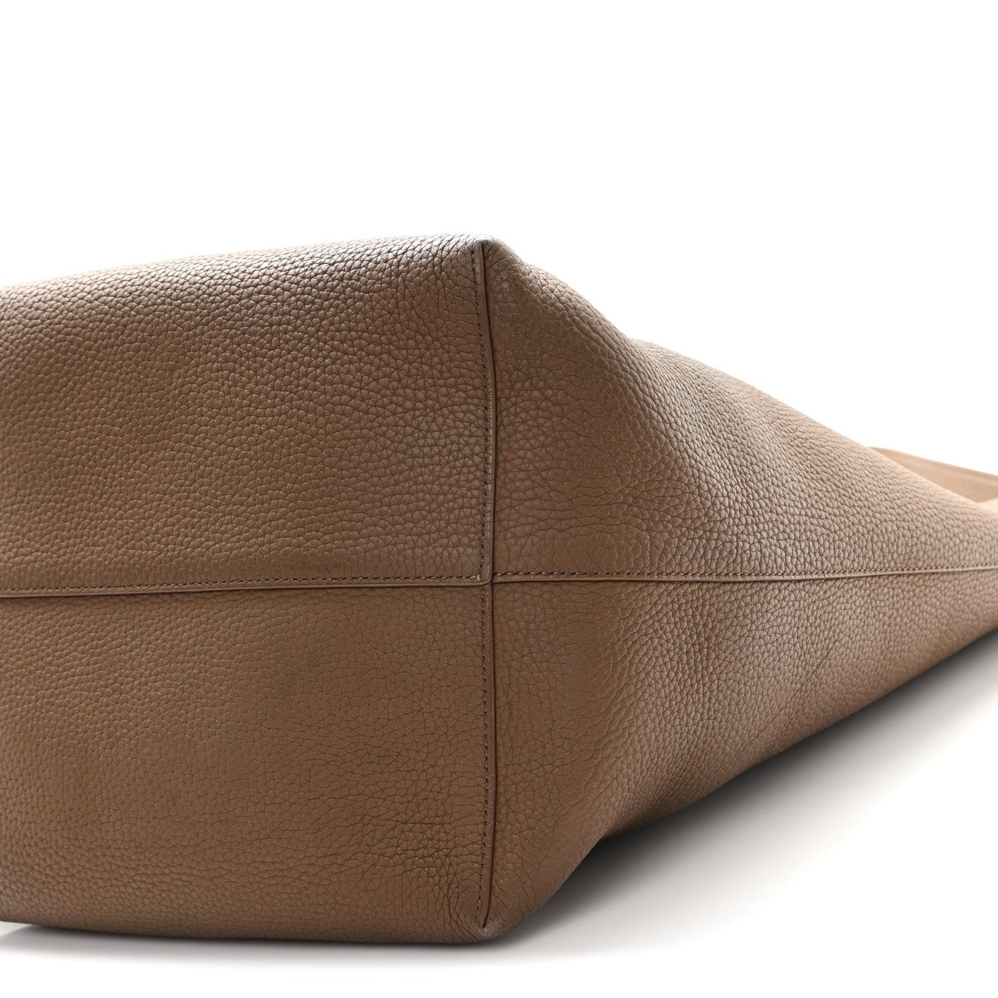 Grained Calfskin Large N/S Park Tote Dark Olive