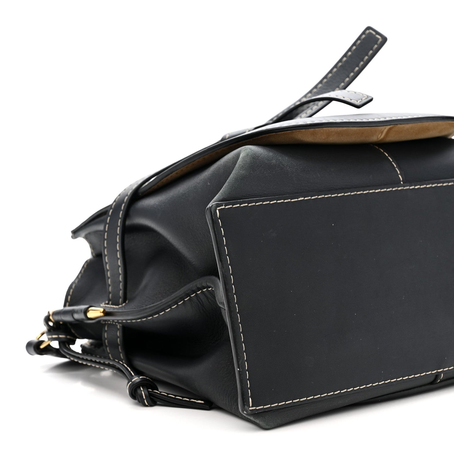 Calfskin Gate Tote Midnight Blue