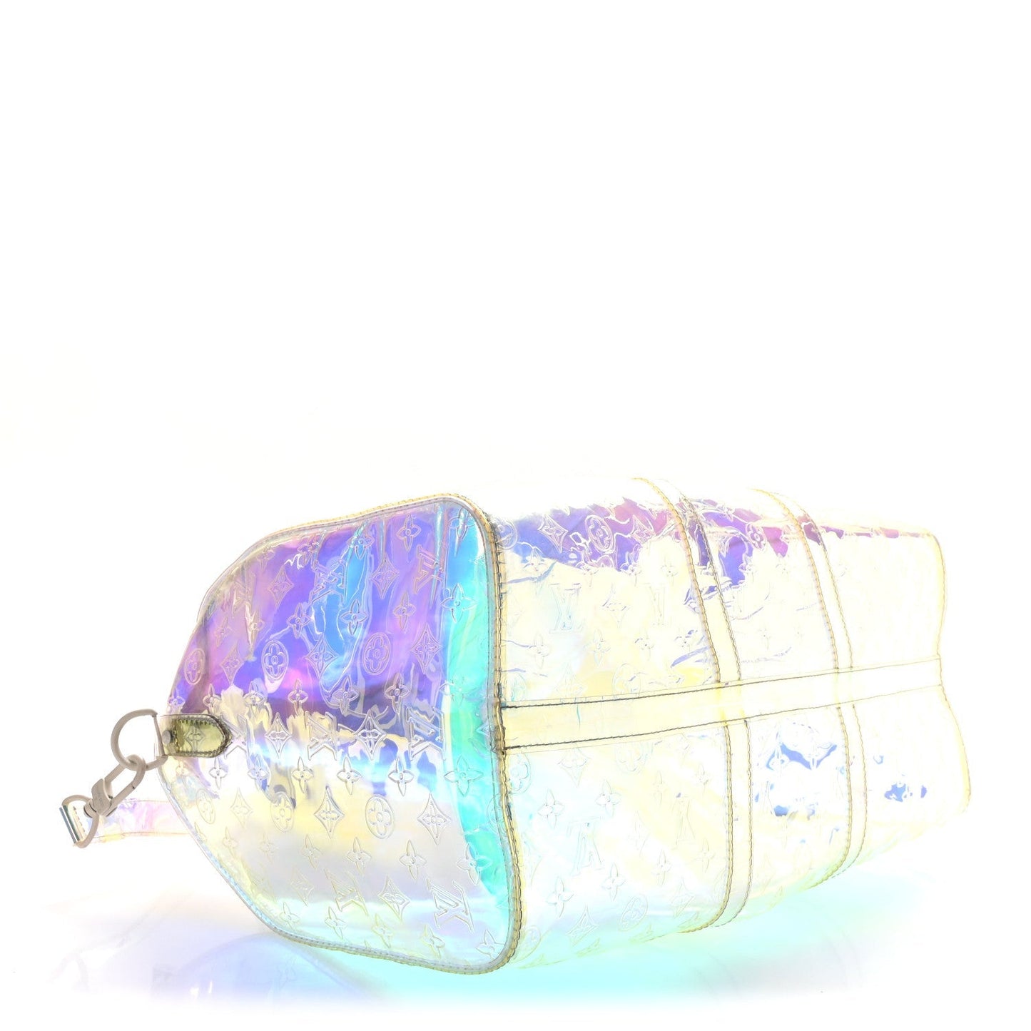 PVC Monogram Keepall Bandouliere 50 Iridescent Prism