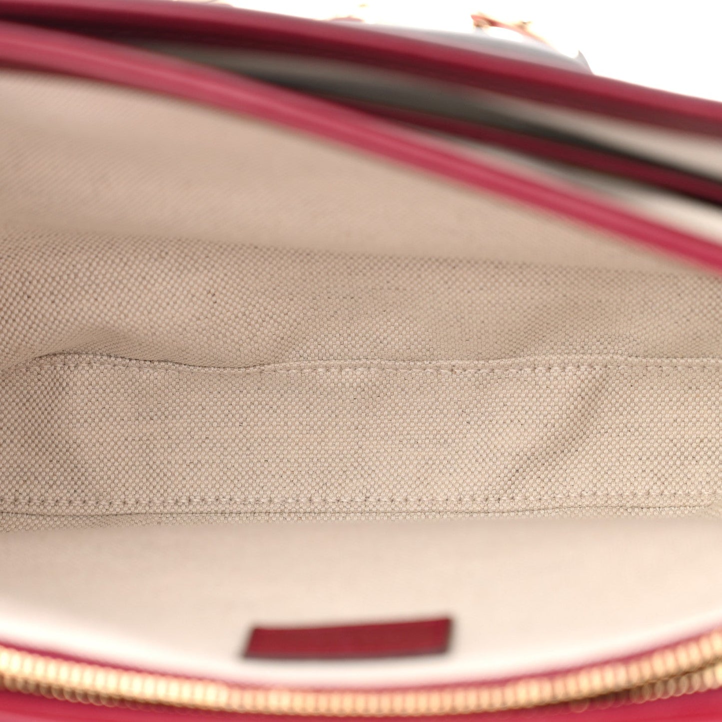 GG Supreme Monogram Horsebit 1955 Soft Small Shoulder Bag Beige Ebony Rosso Ancora