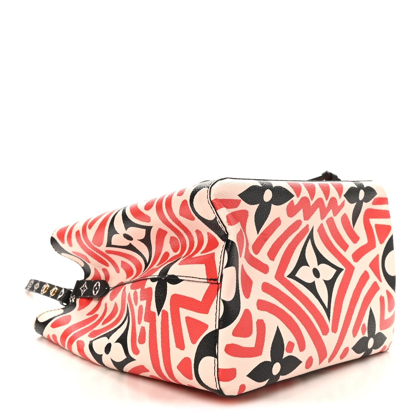Monogram Giant Crafty NeoNoe MM Creme Rouge Black