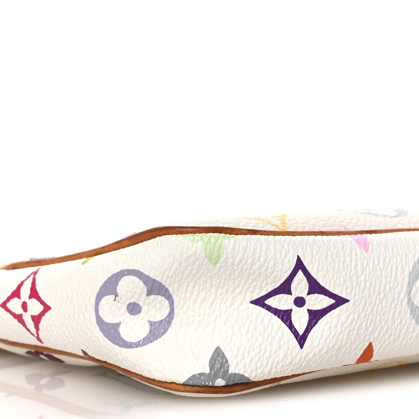Monogram Multicolor Pochette Accessories White