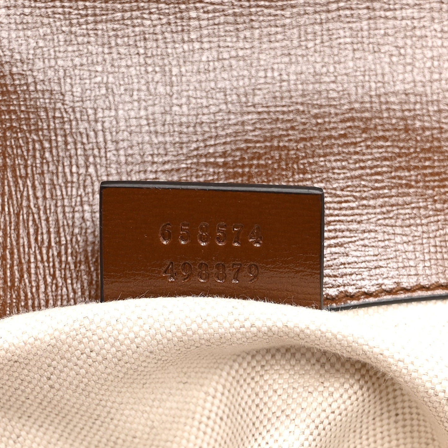GG Supreme Monogram Web Mini Horsebit 1955 Shoulder Bag Beige Brown Sugar