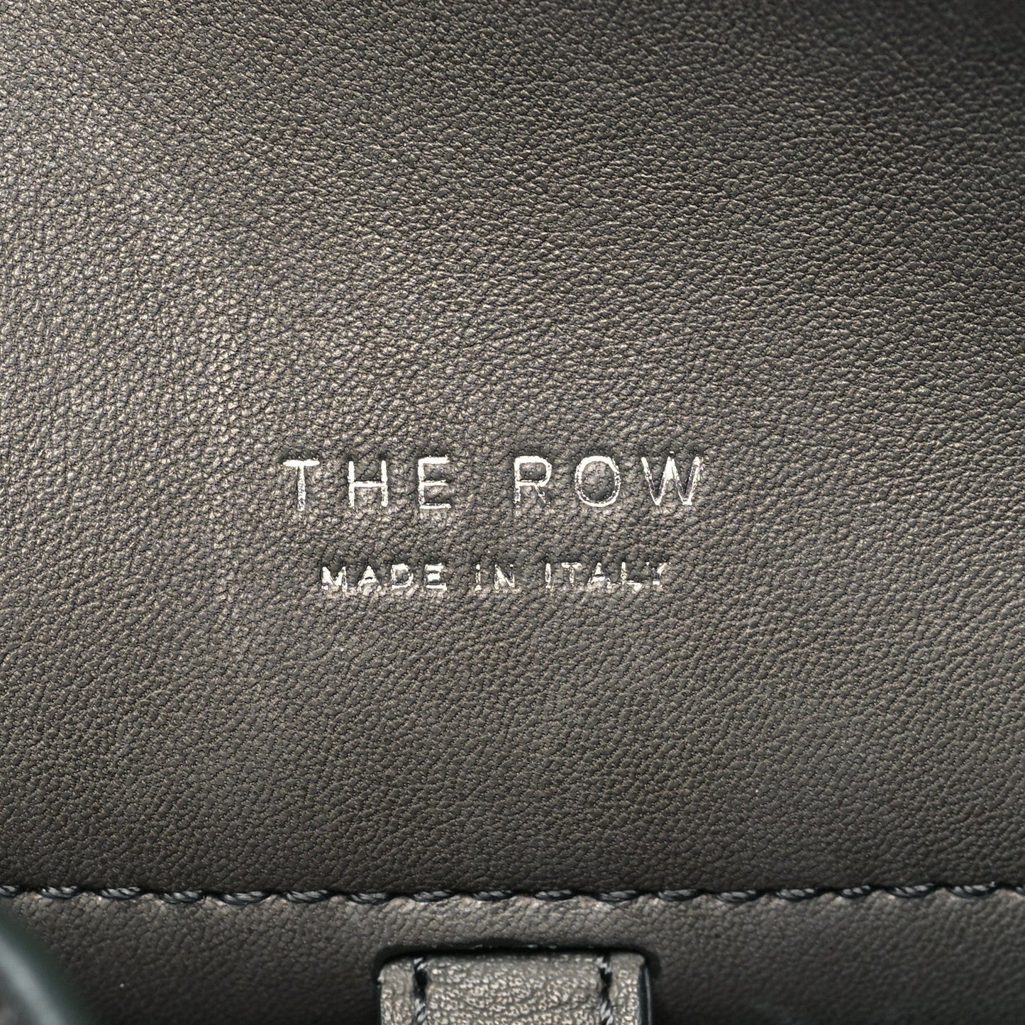 Polished Saddle Calfskin Soft Margaux 10 Bag Koala Grey