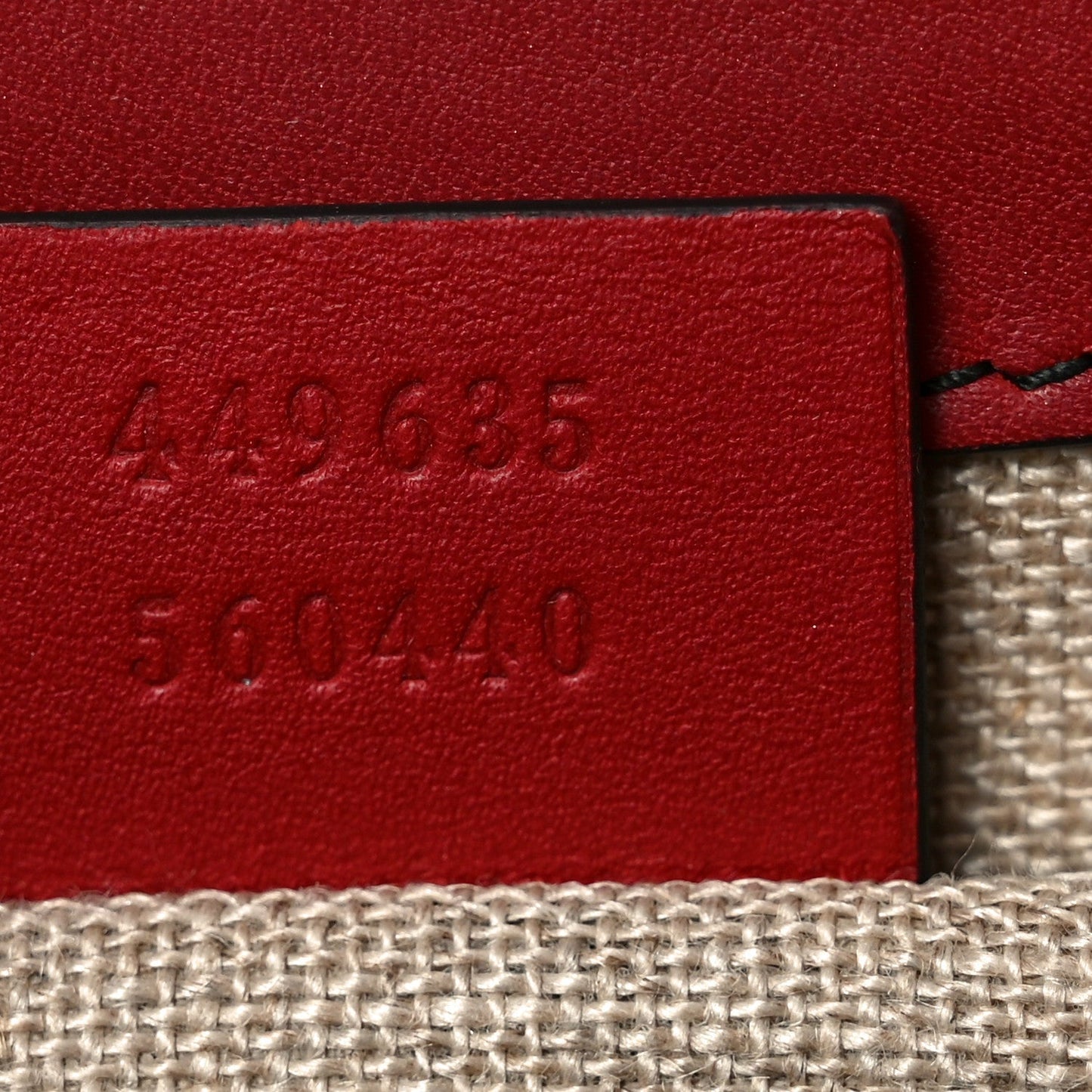 Microguccissima Medium Emily Chain Shoulder Bag Red