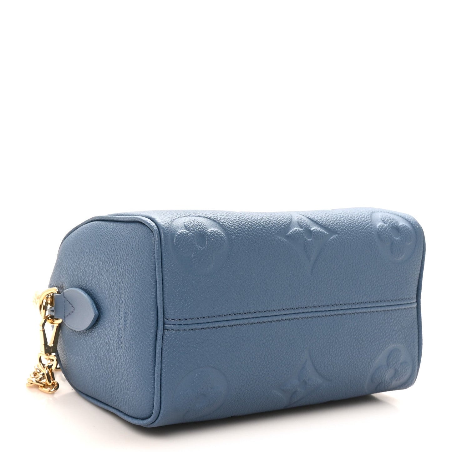 Metallic Empreinte Monogram Giant Speedy Bandouliere 20 Navy Nacre