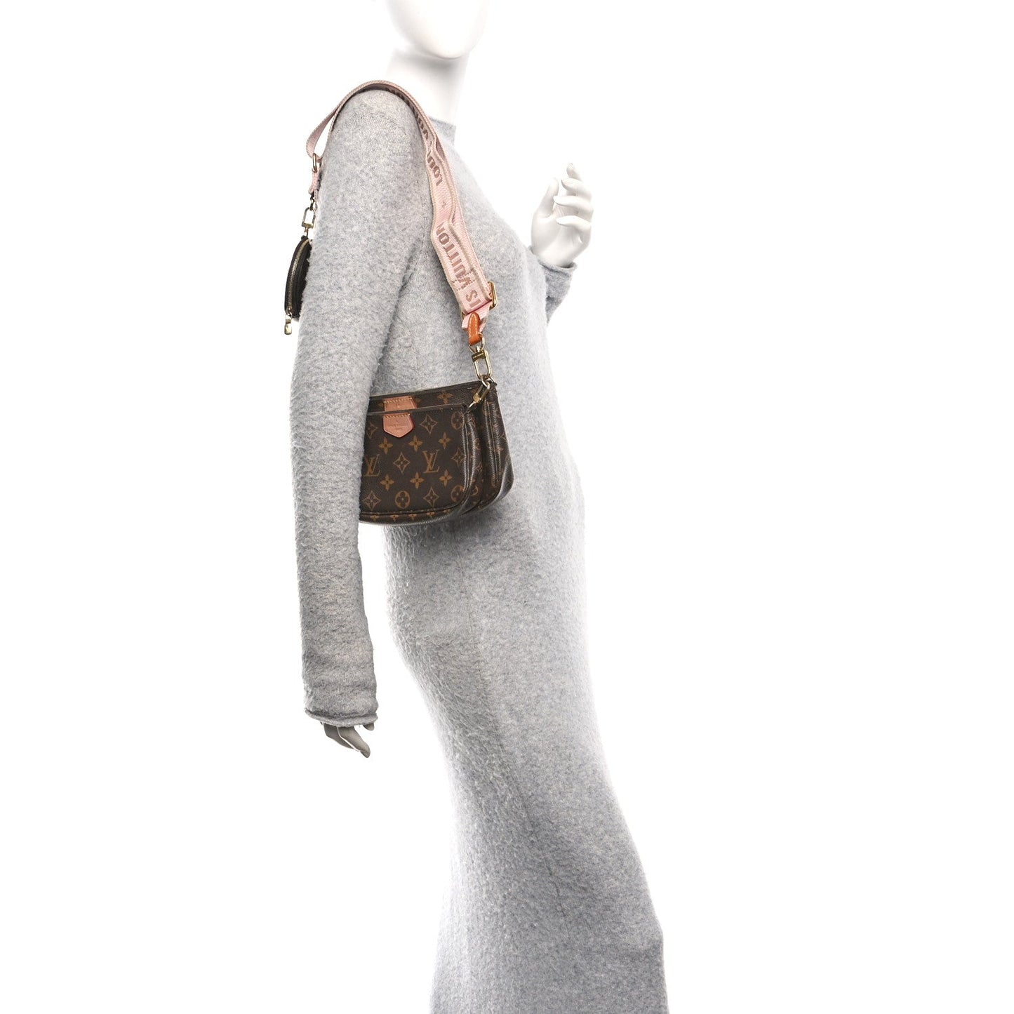 Monogram Multi Pochette Accessories Rose Clair