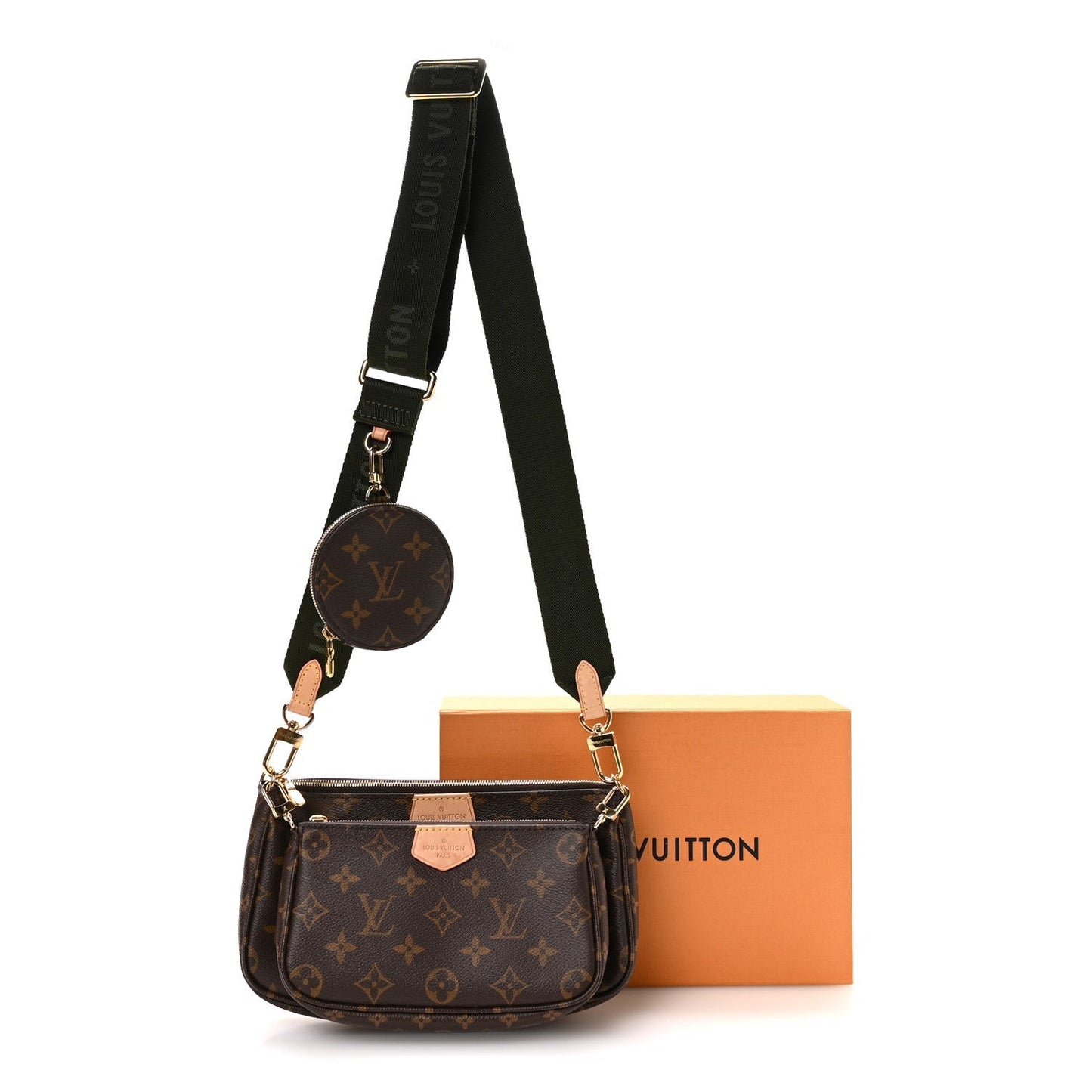 Monogram Multi Pochette Accessories Kaki