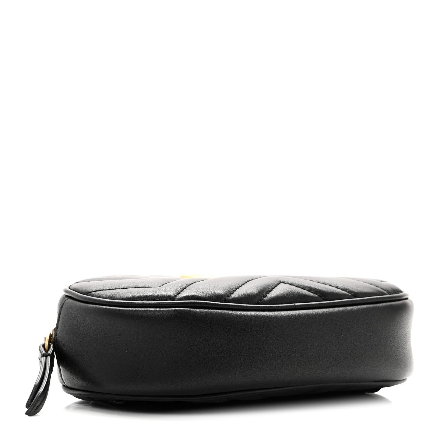 Calfskin Matelasse GG Marmont Belt Bag 85 34 Black