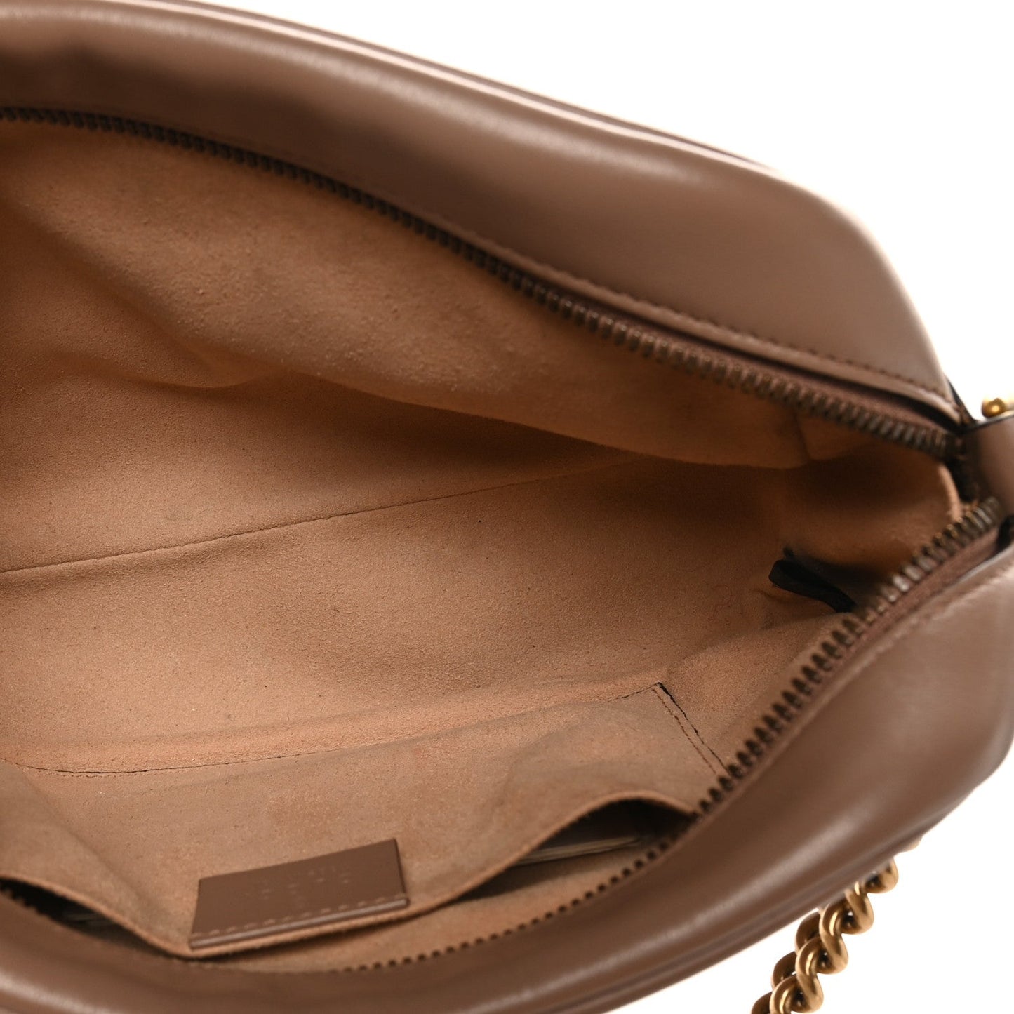 Calfskin Matelasse Small GG Marmont Chain Shoulder Bag Porcelain Rose