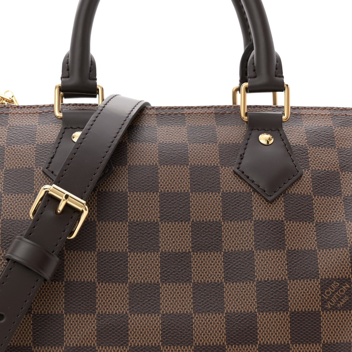 Damier Ebene Speedy Bandouliere 25