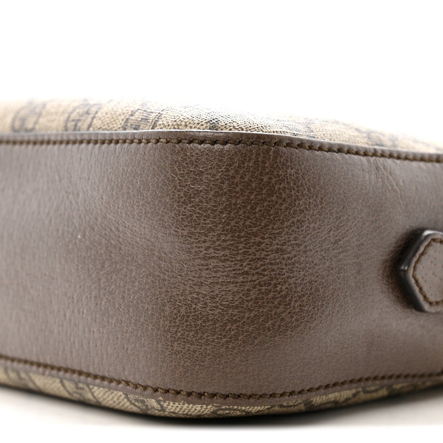 GG Supreme Monogram Web Neo Vintage Shoulder Bag Beige New Acero Crop