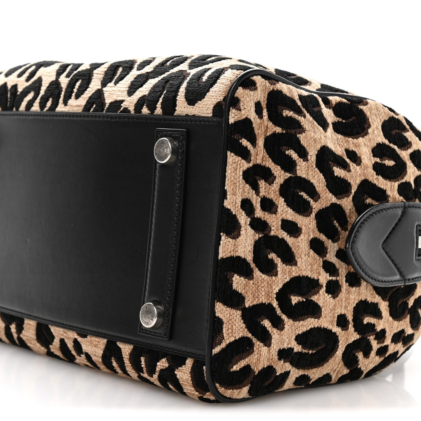 Jacquard Velvet Leopard Print Stephen Sprouse Speedy