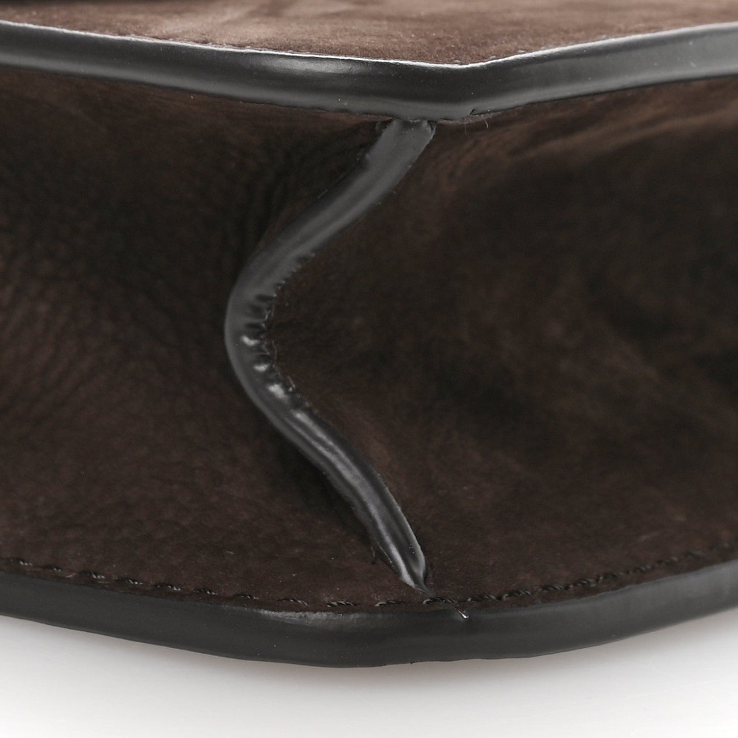 Nubuck Calfskin Sofia E/W Crossbody Wood Brown