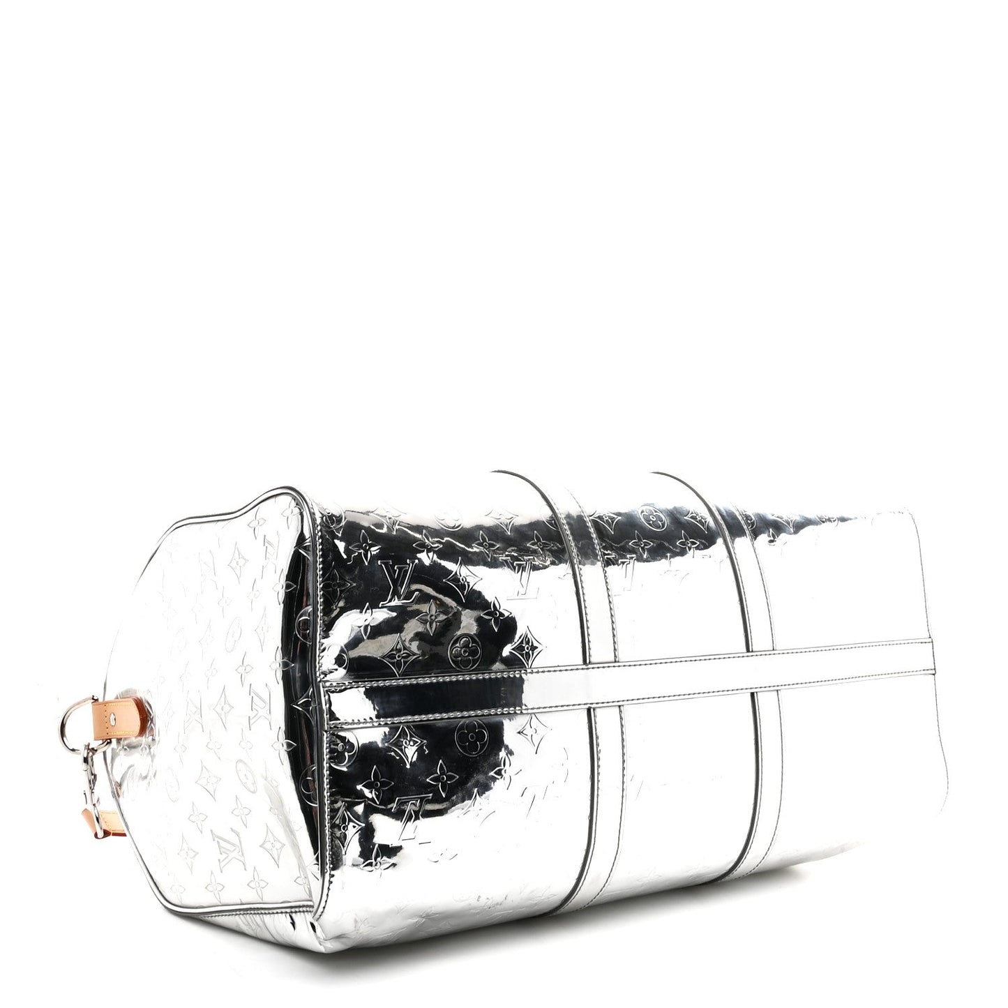 Monogram Mirror Keepall Bandouliere 50 Silver
