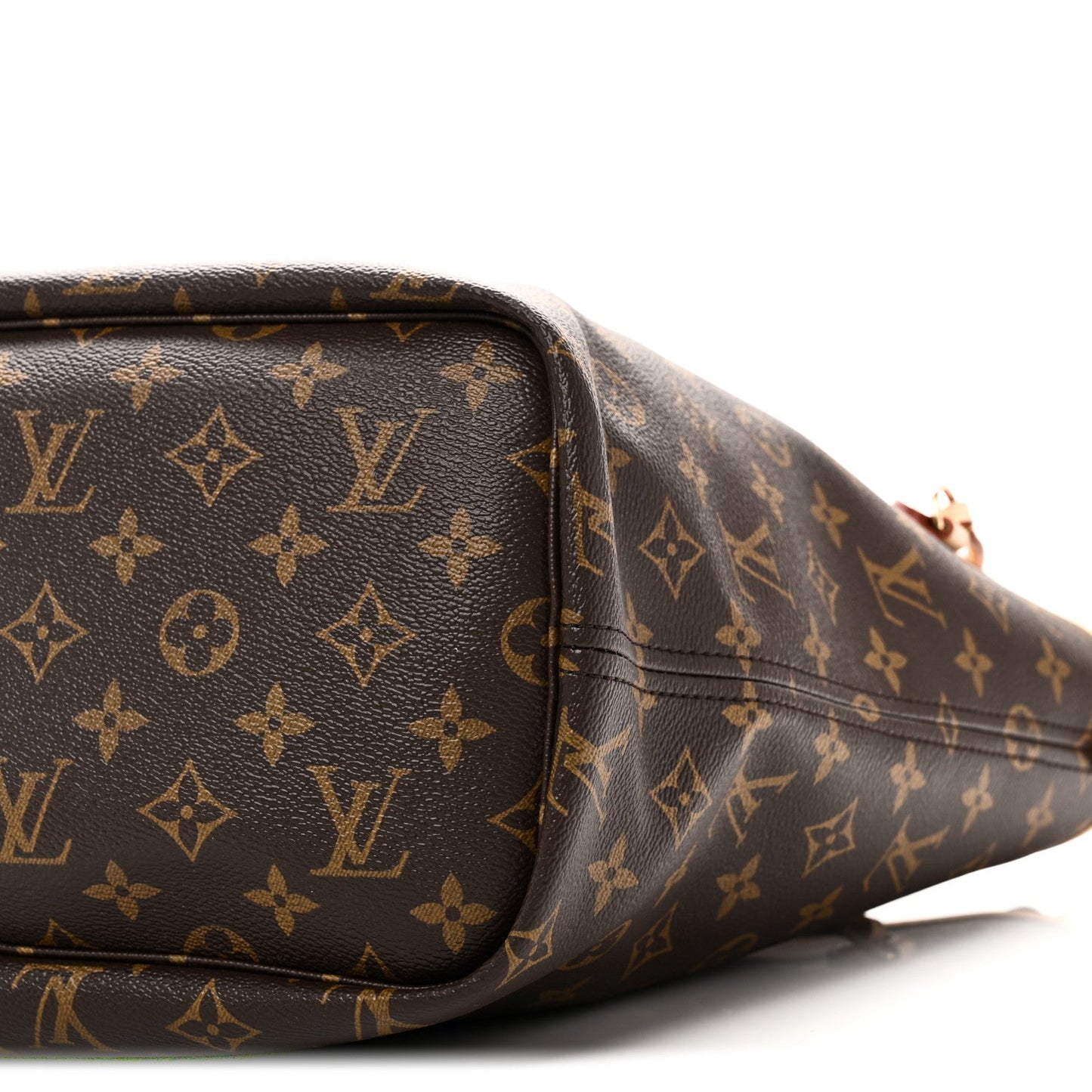 Monogram Inside Out Neverfull Bandouliere MM Rouge Sari