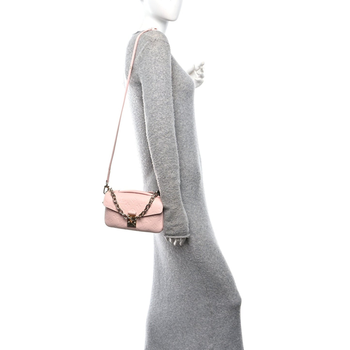 Empreinte Pochette Metis East West Pink Opale