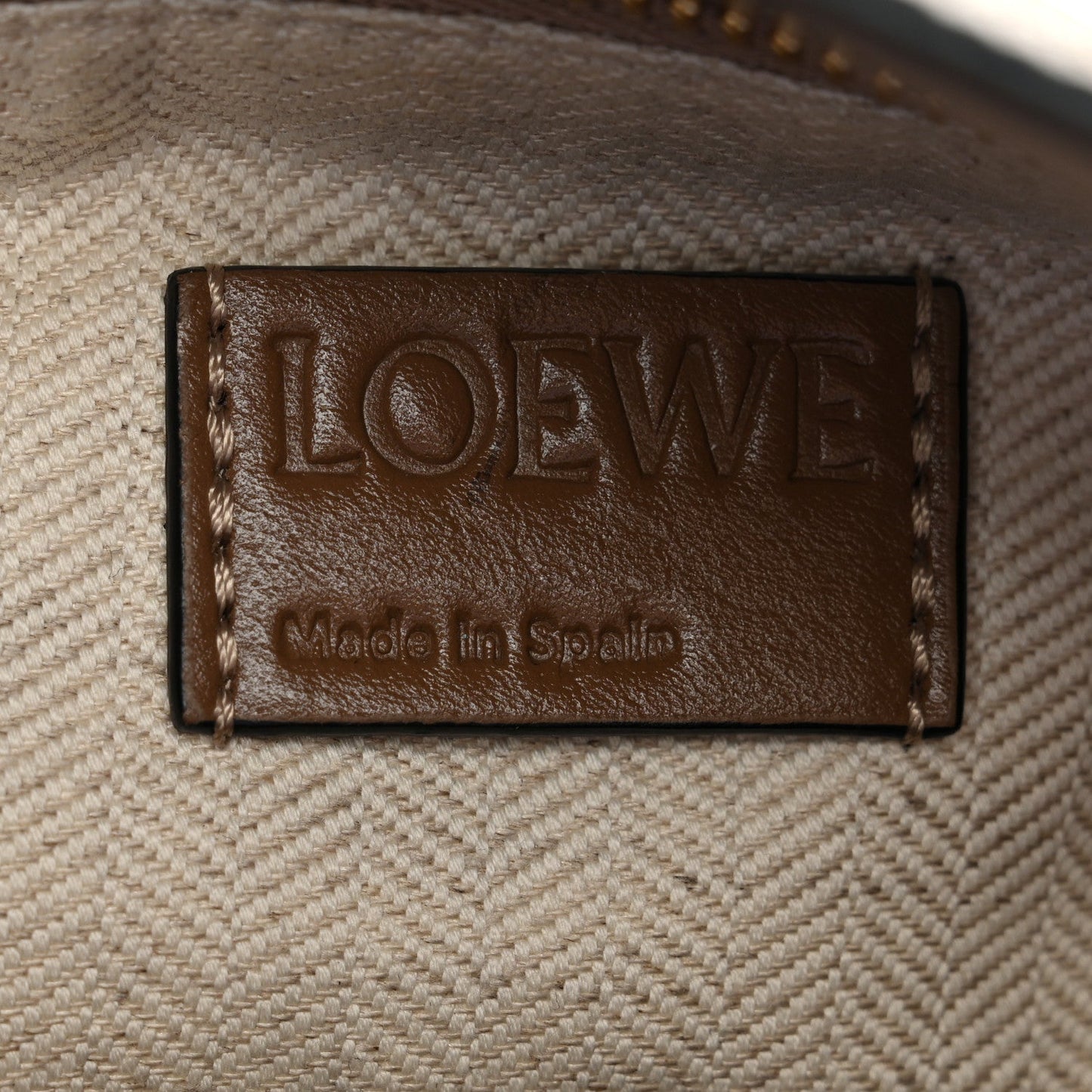 Grained Calfskin Small Puzzle Bag Sand Mink