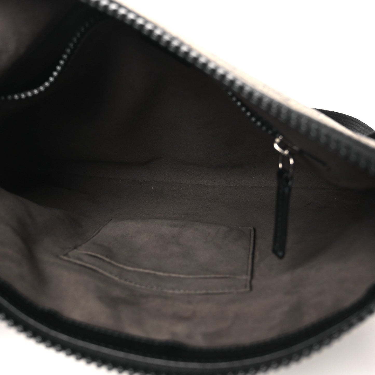 GG Supreme Monogram Flat Messenger Bag Black