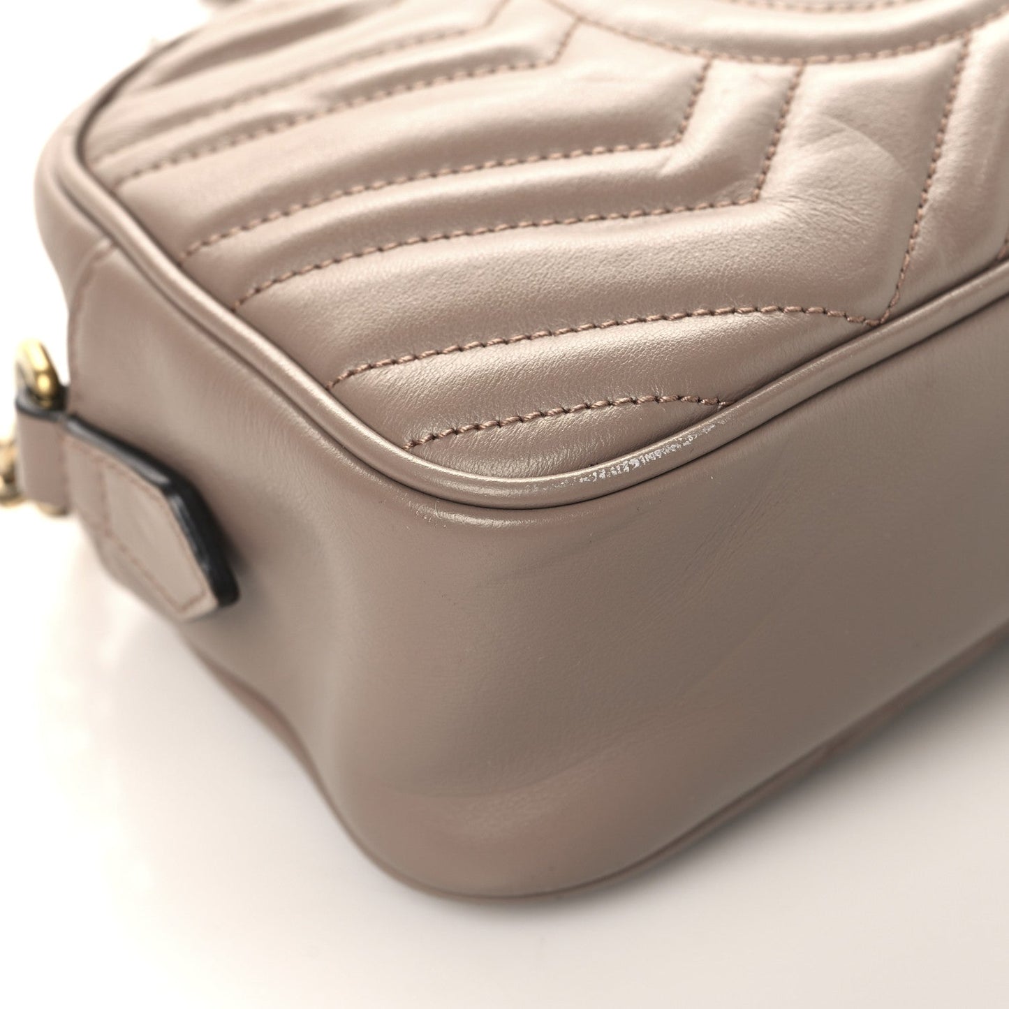 Calfskin Matelasse Small GG Marmont Chain Shoulder Bag Porcelain Rose
