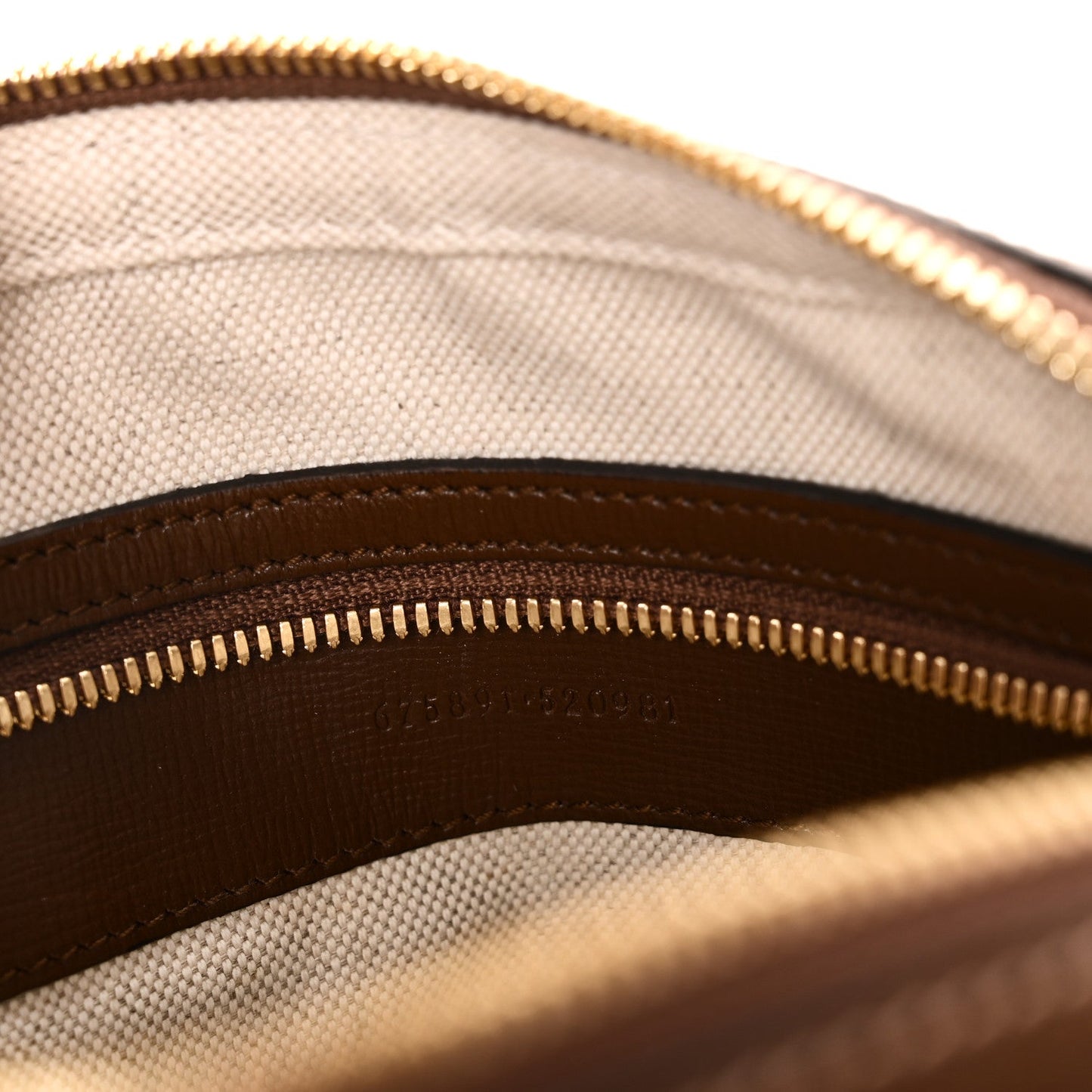 GG Supreme Monogram Azalea Calfskin Retro Interlocking G Messenger Shoulder Bag Beige Ebony Brown Sugar