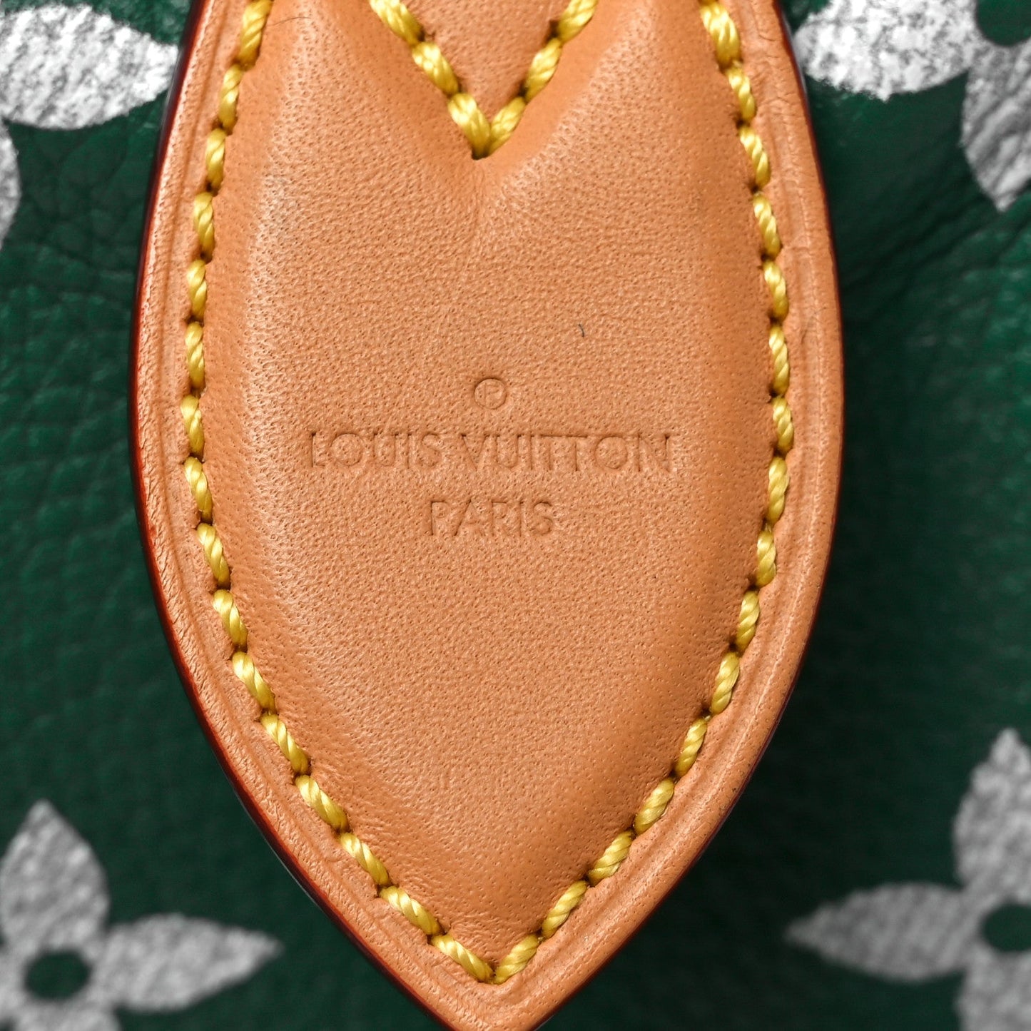 Calfskin Monogram Speedy P9 Bandouliere 40 Green