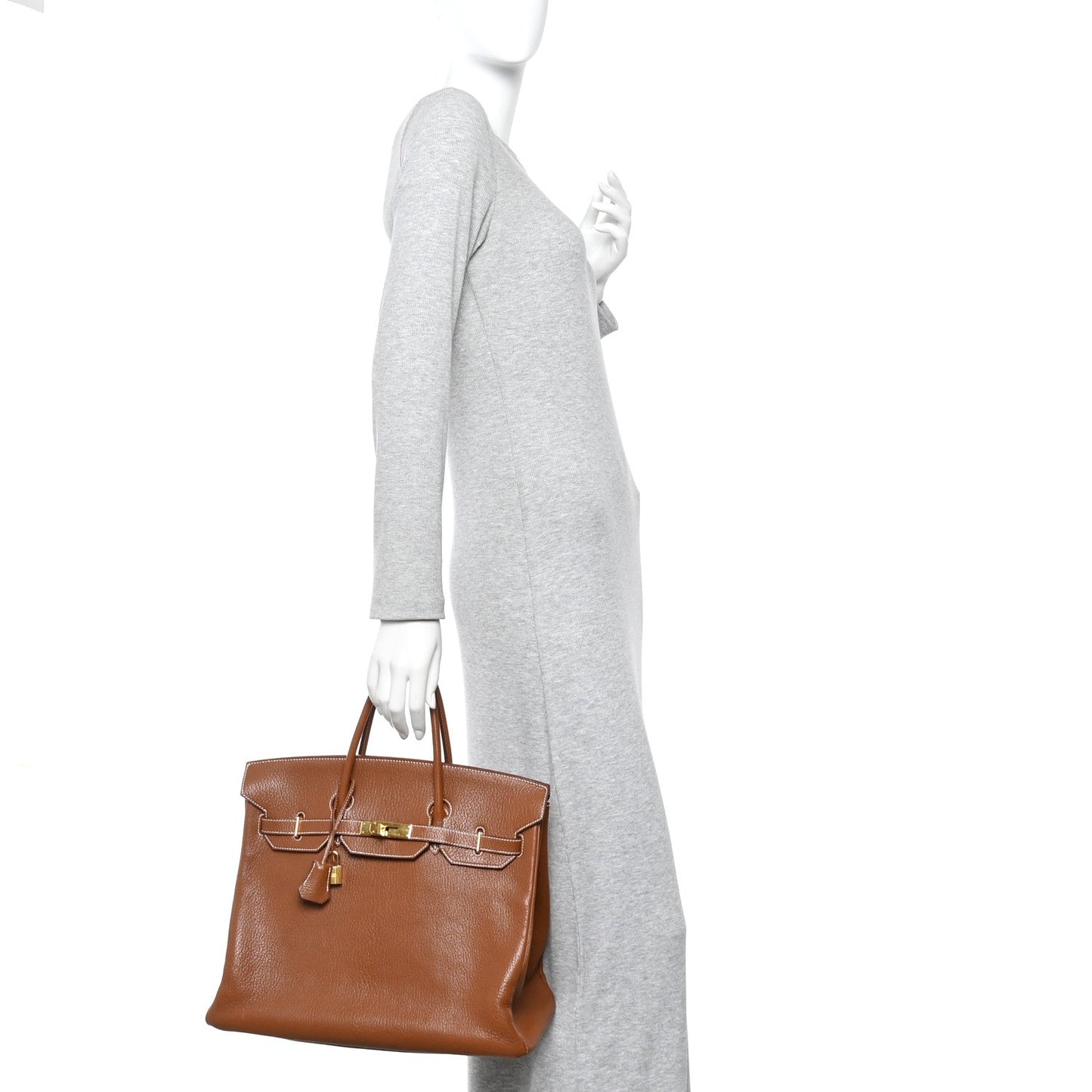 Chevre de Coromandel HAC Birkin 36 Gold