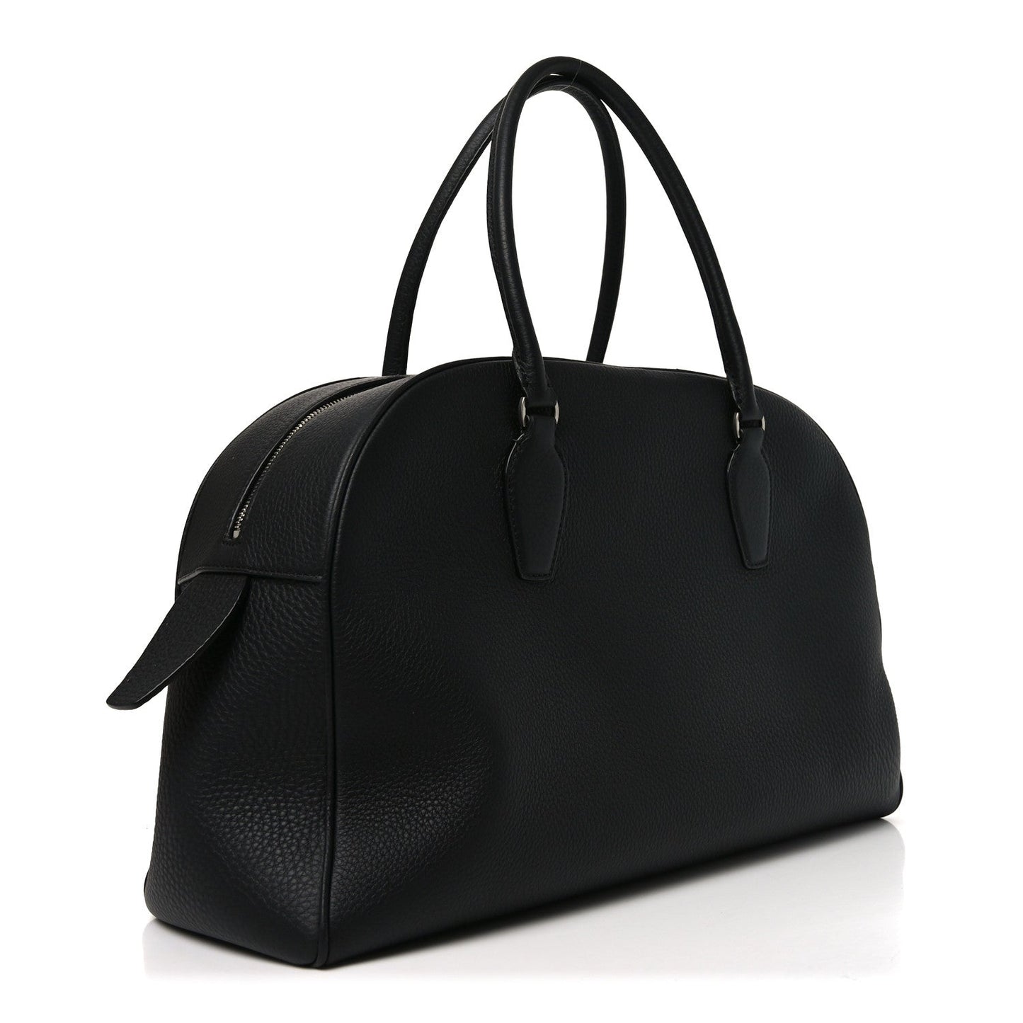 Matte Grained Calfskin India 15.75 Black