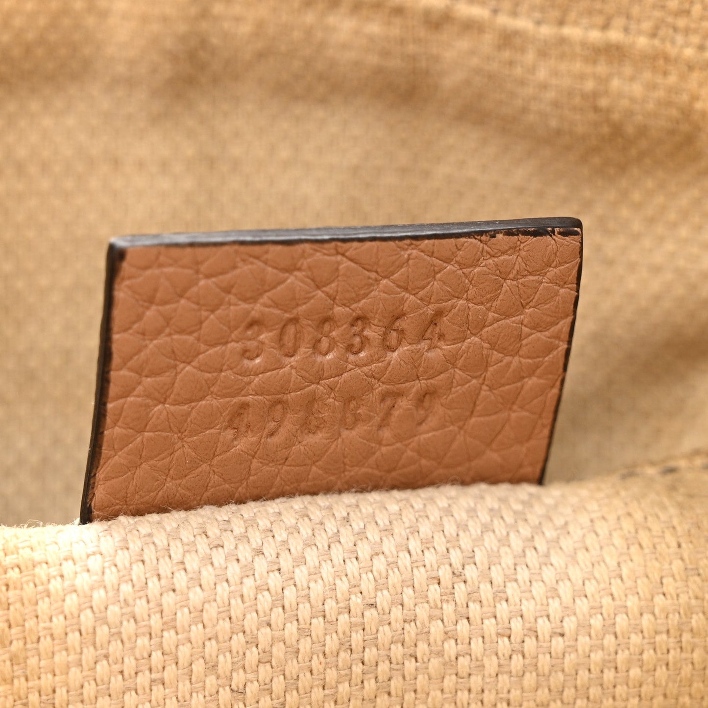 Pebbled Calfskin Small Soho Disco Bag Camelia