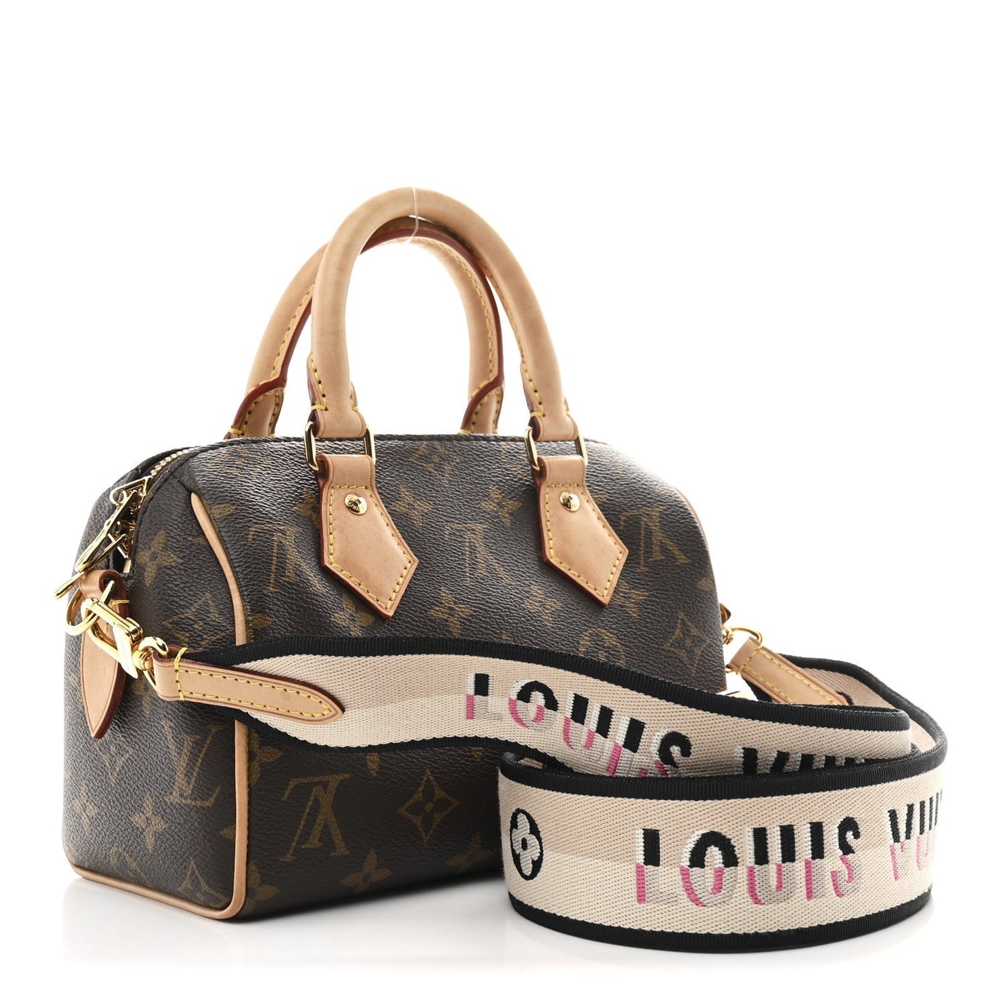 Monogram Speedy Bandouliere 20 Black
