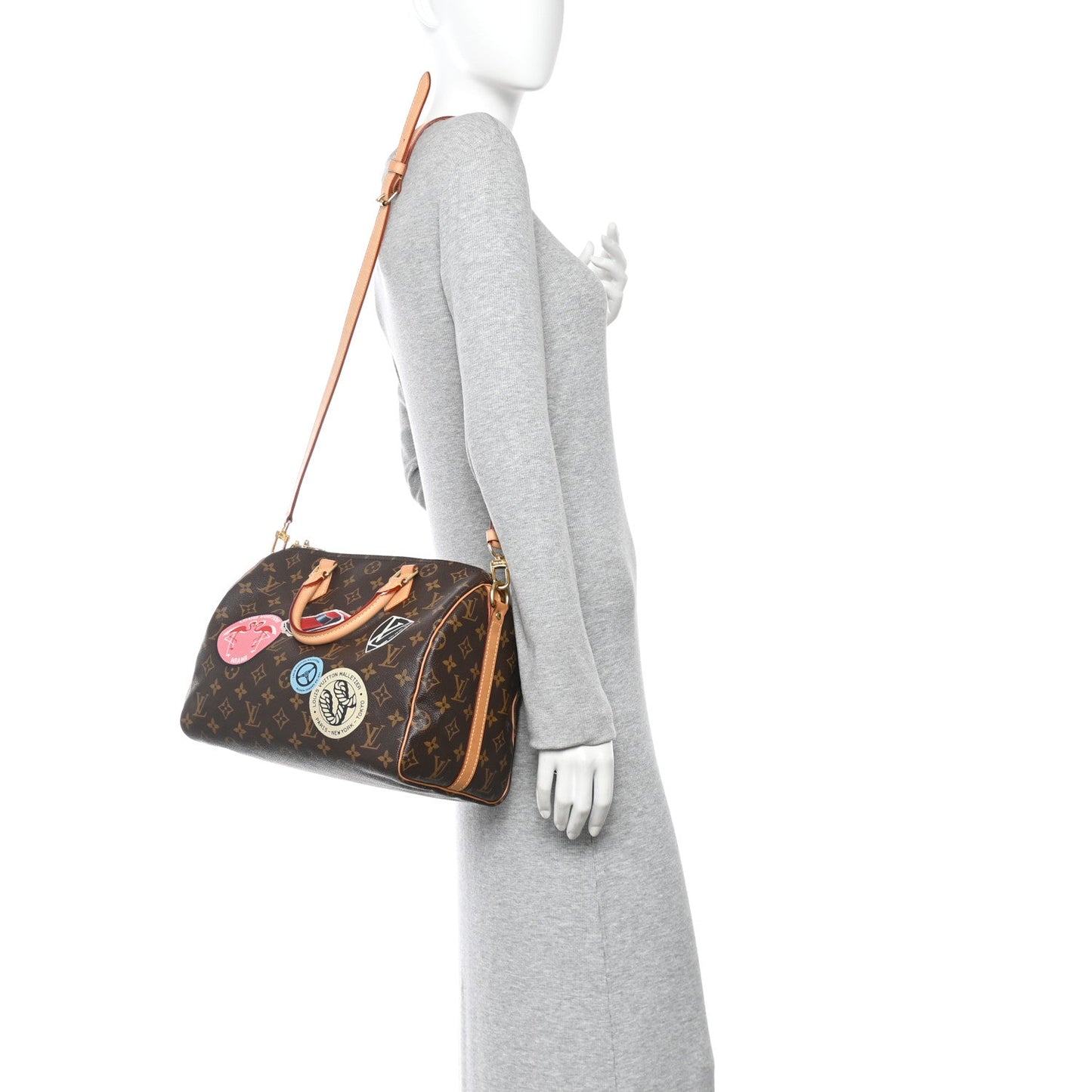 Monogram Patches Speedy Bandouliere 30