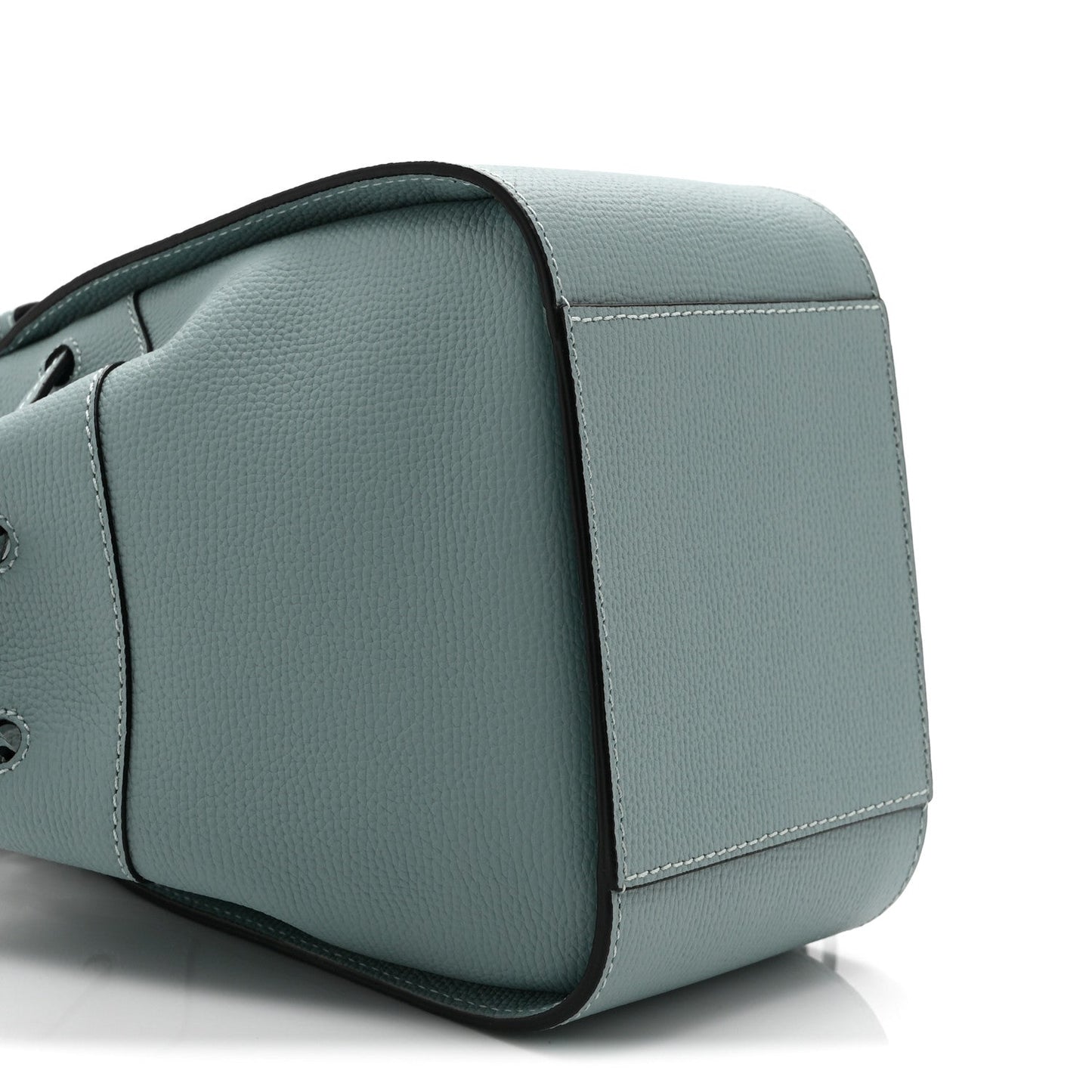 Pebble Grain Calfskin Mini Hammock Shoulder Bag Light Blue