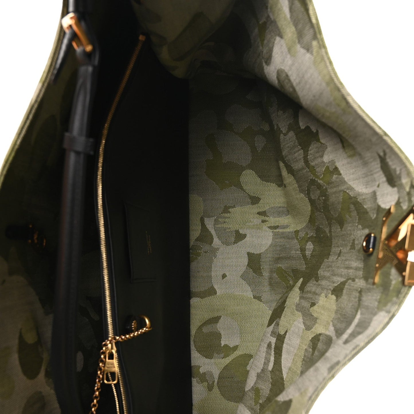LV X TM Washed Denim Artycapucines Camouflage XXXL Khaki