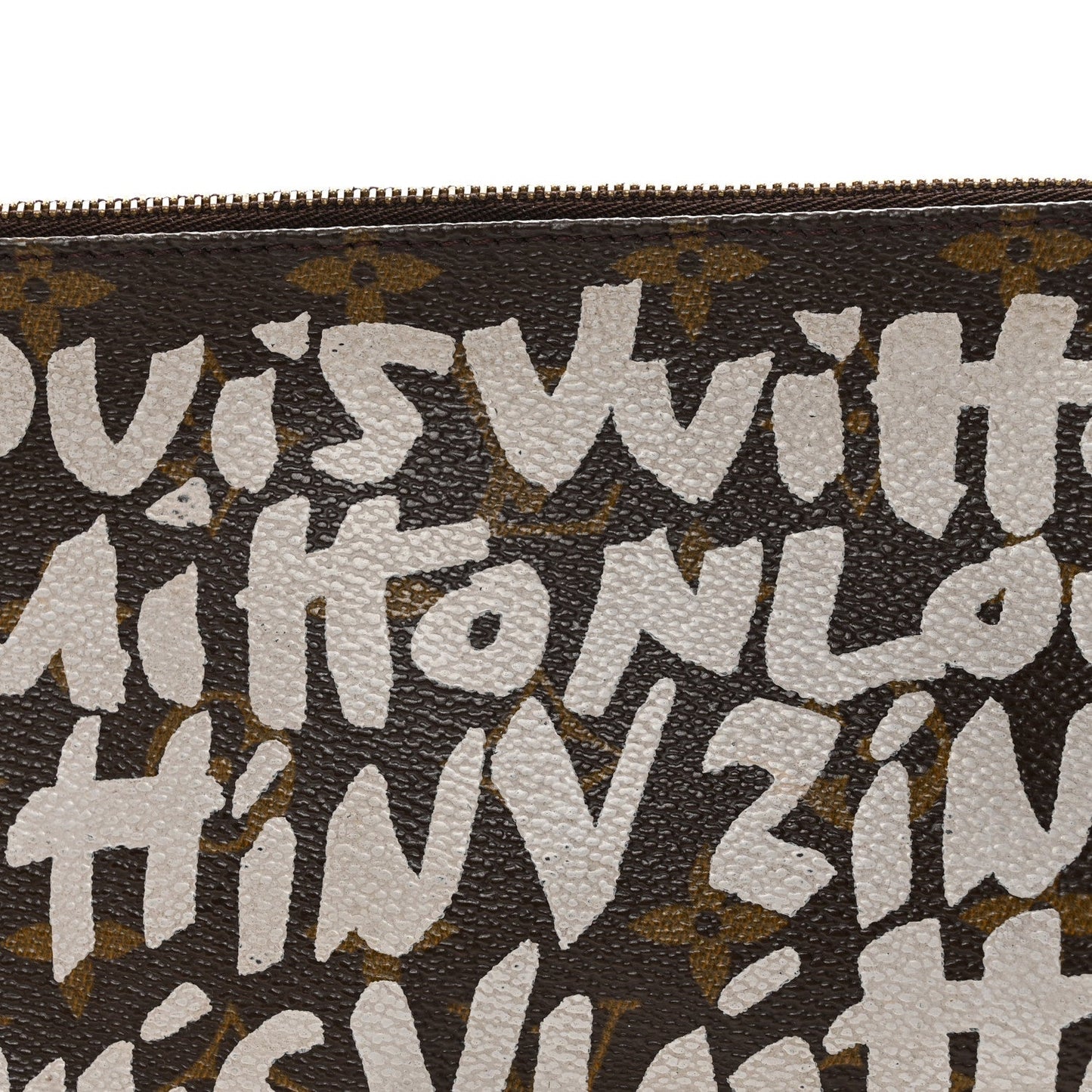 Monogram Graffiti Pochette Accessories Silver