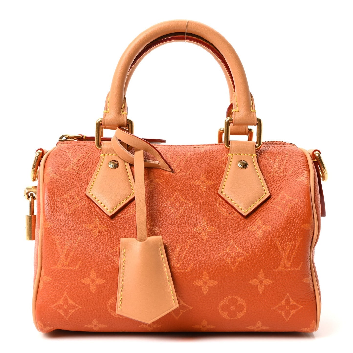 Calfskin Monogram Speedy P9 Bandouliere 20 Ochre