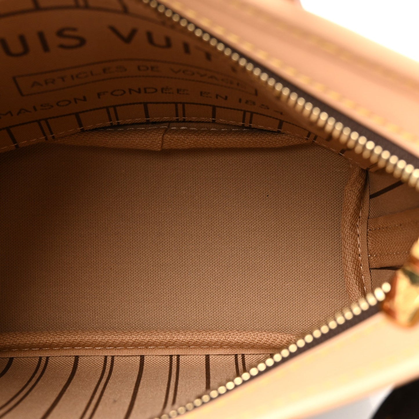 Monogram Neverfull BB Beige
